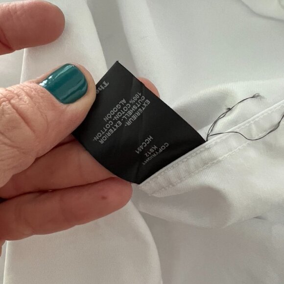 The Kooples Mao Neck White Cotton Button Down Shirt Size S / CLOFA - Picture 5 of 5